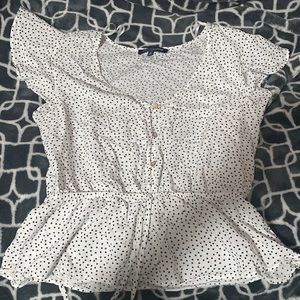 Polka dot blouse